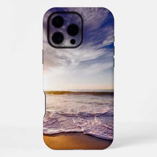 Strand Sunset of California iPhone Hülle (Rückseite)