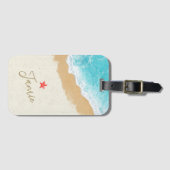 Strand-Surf-Gepäckanhänger Gepäckanhänger (Vorderseite (Horizontal))