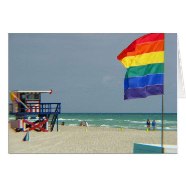 Strand-Szene (Vorderseite (Horizontal))