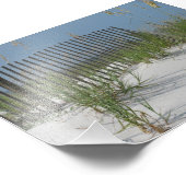 Strand Szene Fotodruck (Ecke)