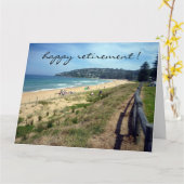 Strand-Szene groß Karte (Gelbe Blume)