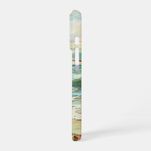 Strand Szene iPhone Hülle (Linke Seite)