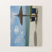 Strand Szene Mauritius. Puzzle (Vertikal)