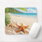 Strand Szene Mousepad (Mit Mouse)