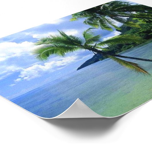 Strand Szene Poster (Ecke)