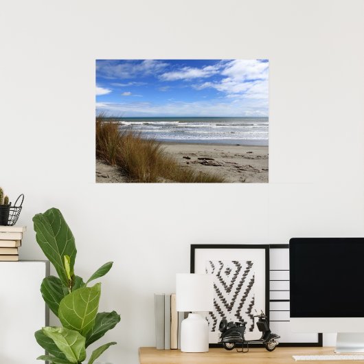 Strand Szene Poster (Heimbüro)