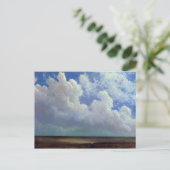 Strand Szene Postkarte (Stehend Vorderseite)