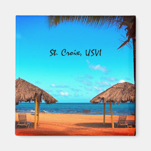 Strand-Szene St. Croix Magnet