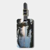 Strand-Szenen-Gepäckanhänger tropischen Mauis, Gepäckanhänger (Vorderseite vertikal)