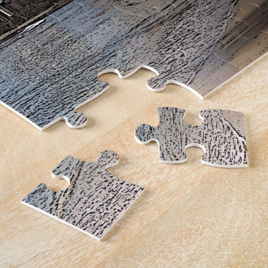 Strand-Szenenpuzzlespiel Oahus Hawaii Waikiki Puzzle (Seite)