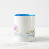 Strand-Tageskaffee-Tasse Zweifarbige Tasse (Mittel)