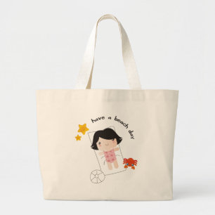 Strand-Tagesklassiker-Tasche Jumbo Stoffbeutel