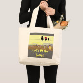 Strand-Taschen-Tunnel-bohrwagenTasche Jumbo Stoffbeutel (Vorderseite (Produkt))