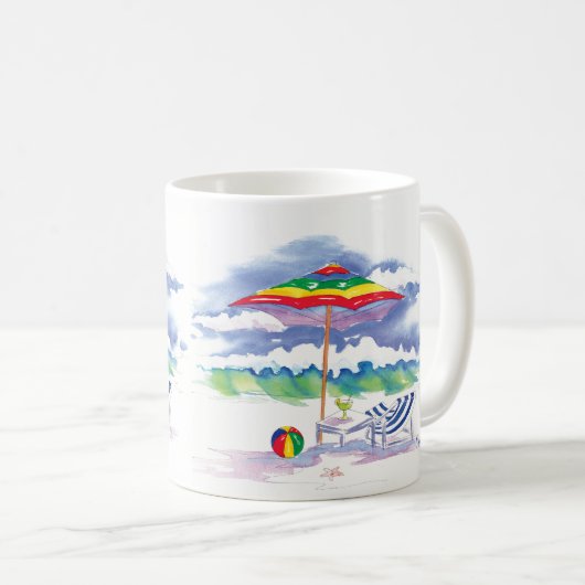 Strand-Tasse Kaffeetasse (VorderseiteRechts)