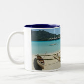 Strand-Tasse Tahitis Bora Bora Zweifarbige Tasse (Links)