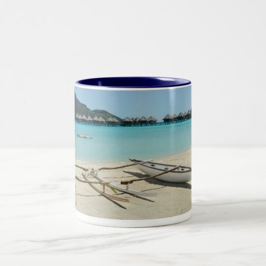 Strand-Tasse Tahitis Bora Bora Zweifarbige Tasse (Mittel)