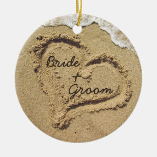 Strand-Thema-Hochzeits-Verzierung Keramik Ornament