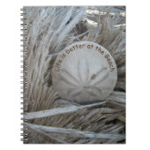 Strand-Thema-Notizbuch Notizblock (Vorderseite)