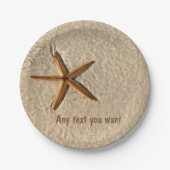 Strand-Thema-Party-Teller Pappteller (Vorderseite)