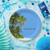 Strand-Thema-Party-Teller Pappteller (Party)