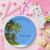 Strand-Thema-Party-Teller Pappteller (Party)