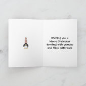 Strand-Thema-Weihnachtskarte Feiertagskarte (Innenseite)