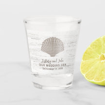 Strand Themed Wedding Wood Grain