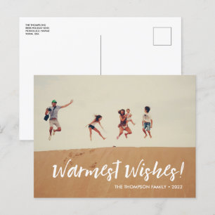 Strand-Themen Weihnachten Warmste Wünsche Familien