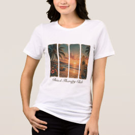 Strand-Therapie-Club Frauen T-Shirt Tri-Blend Shirt