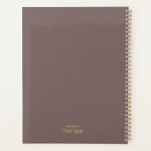 Strand Tide Golden Hour Abstraktes Meer Planer (Rückseite)