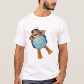 Strand Torin die Schildkröte T-Shirt (Vorderseite)