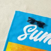 STRAND TOWEL RETRO STRANDSTRAND MÄDCHEN SONNEN STRANDTUCH (Beispiel)