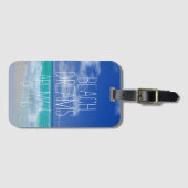 Strand träumt Taschen-Umbau mit Gepäckanhänger (Vorderseite (Horizontal))