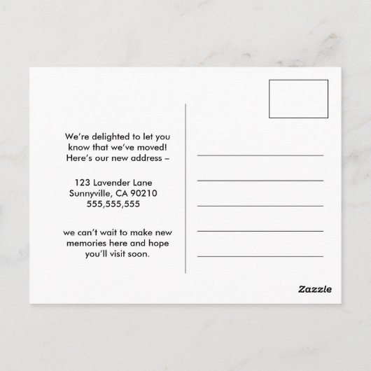 Strand treffen Sie auf die Nachbarn oder sagen Sie Postkarte (Rückseite)