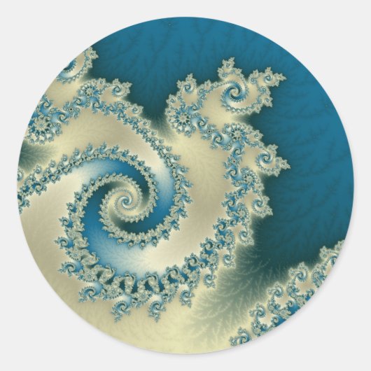 Strand Triple Twirl Aufkleber (Vorderseite)