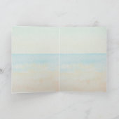 Strand Tropical mit Starfish und Conch    Karte (Innenseite)