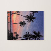 Strand Tropical Palm Trees Urlaub Reisen Urlaub Puzzle (Horizontal)