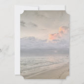 Strand tropisch, Palm Brautparty Einladung (Rückseite)