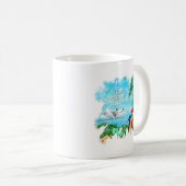 Strand-tropische Musik Kaffeetasse (VorderseiteRechts)