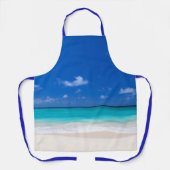 Strand Tropischer Sand und Surfen Schürze (Vorderseite)