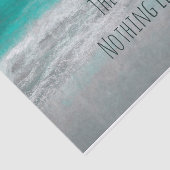 Strand Türkisblau Weiße tropische Ozeanwellen Küst Seidenpapier (Ausschnitt)