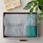 Strand Türkisblau Weiße tropische Ozeanwellen Küst Seidenpapier (Geschenk)