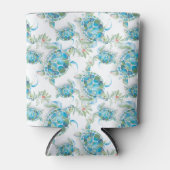 Strand Türkisches Meer Schildkröte Wasserfarbe Dosenkühler (Vorderseite)