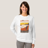 Strand u. Drachen - Goldstrand, Oregon T-Shirt (Vorne ganz)