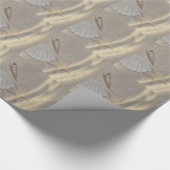 Strand u. Muscheln, die Wedding sind Geschenkpapier (Ecke)