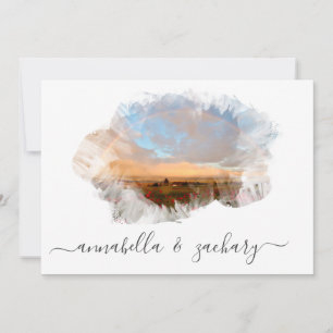 *~* STRAND UAWG - QR RAINBOW AR11 BEACH WEDDING EINLADUNG