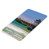 Strand und Anlegestelle im Süden Kaliforniens in S Magnet (Linke Seite)