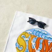 Strand und bald zurück strandtuch (Beispiel)