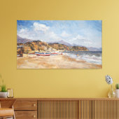 Strand und Berge Nerja 2001 Leinwanddruck (Insitu (Wohnzimmer))