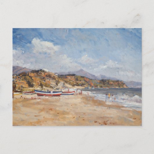 Strand und Berge Nerja 2001 Postkarte (Vorderseite)